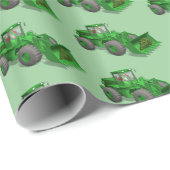サンタクロース・ブルドーザー社 ラッピングペーパー (ロールコーナー)