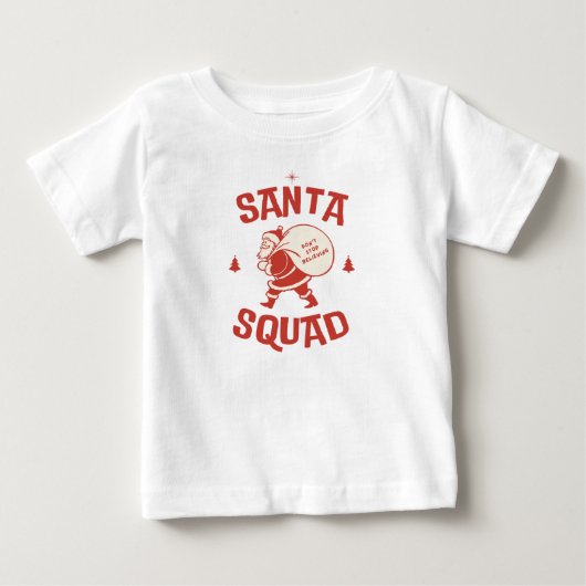 サンタクロース ベビーTシャツ (正面)