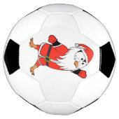 サンタクロース・ペンギンがクリスマスの準備 サッカーボール (回転)