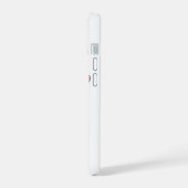 サンタクロース・ペンギンがクリスマスの準備 iPhone 15ケース (左側面)