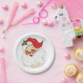 サンタクロース ペーパープレート (パーティー)