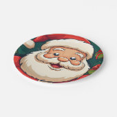 サンタクロース ペーパープレート (アングル)