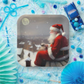 サンタクロース ペーパープレート (パーティー)