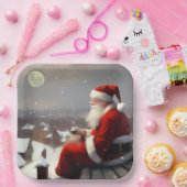 サンタクロース ペーパープレート (パーティー)