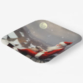 サンタクロース ペーパープレート (傾斜あり)