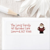 サンタクロース – ホリデー差出人住所ラベル ラベル (インサイチュ)