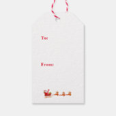 サンタクロース ホリデー ギフト タグ (裏面)