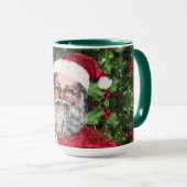 サンタクロース&ホリークリスマスクリスマスデザインII マグカップ (正面右)