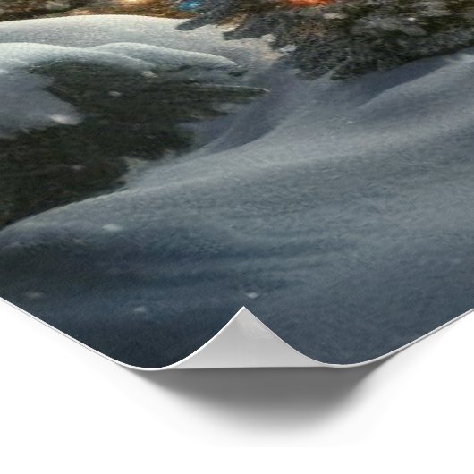 サンタクロース ポスター (角)