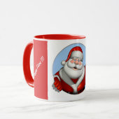 サンタクロース マグカップ (正面左)
