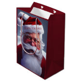 サンタクロース ミディアムペーパーバッグ (裏面アングル)