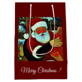 サンタクロース ミディアムペーパーバッグ (裏面)