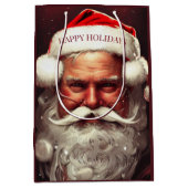 サンタクロース ミディアム ギフトバッグ (正面)