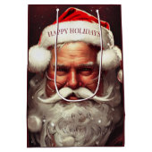 サンタクロース ミディアム ギフトバッグ (裏面)