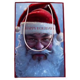 サンタクロース ミディアム ギフトバッグ