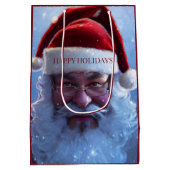 サンタクロース ミディアム ギフトバッグ (裏面)