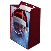 サンタクロース ミディアム ギフトバッグ (裏面アングル)