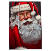 サンタクロース ミディアム ギフトバッグ (裏面)