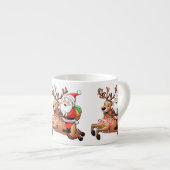 サンタクロース・メリークリスマス エスプレッソカップ (正面右)