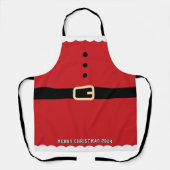 サンタクロース・メリークリスマス エプロン (正面)