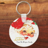 サンタクロース・メリークリスマス キーホルダー (正面)