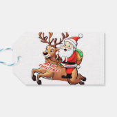 サンタクロース・メリークリスマス ギフトタグ (裏面横)