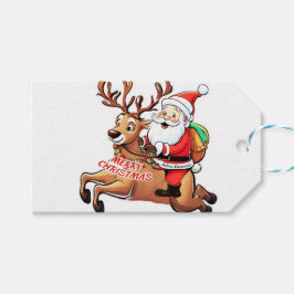 サンタクロース・メリークリスマス ギフトタグ