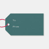 サンタクロース・メリークリスマス ギフトタグ (裏面横)