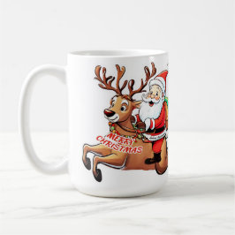 サンタクロース メリークリスマス コーヒーマグカップ