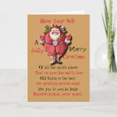 サンタクロース・メリークリスマス シーズンカード (正面)