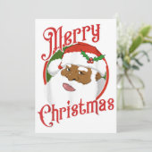 サンタクロース メリークリスマス シーズンカード (スタンド正面)