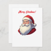 サンタクロース・メリークリスマス シーズンカード (正面/裏面)