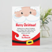 サンタクロース・メリークリスマス シーズンカード (スタンド正面)