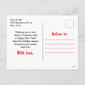 サンタクロース・メリークリスマス シーズンポストカード (裏面)