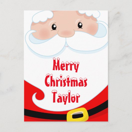 サンタクロース・メリークリスマス シーズンポストカード (正面)