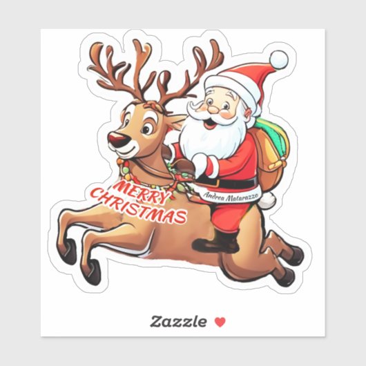 サンタクロース・メリークリスマス シール (シート)