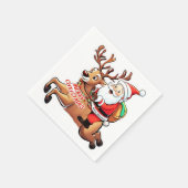 サンタクロース・メリークリスマス スタンダードカクテルナプキン (角)