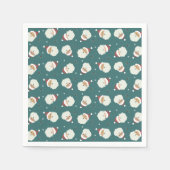 サンタクロース・メリークリスマス スタンダードカクテルナプキン (正面)