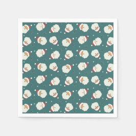 サンタクロース・メリークリスマス スタンダードカクテルナプキン