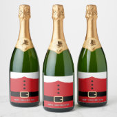 サンタクロース・メリークリスマス スパークリングワインラベル (ボトル)