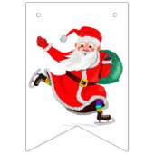 サンタクロース・メリークリスマス・バント・フラッグ バンティングフラッグ (第1の旗)