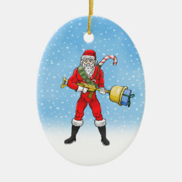 サンタクロース メリークリスマス パート2 セラミックオーナメント