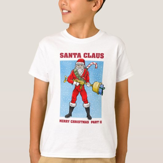 サンタクロース メリークリスマス パート2 Tシャツ (正面)