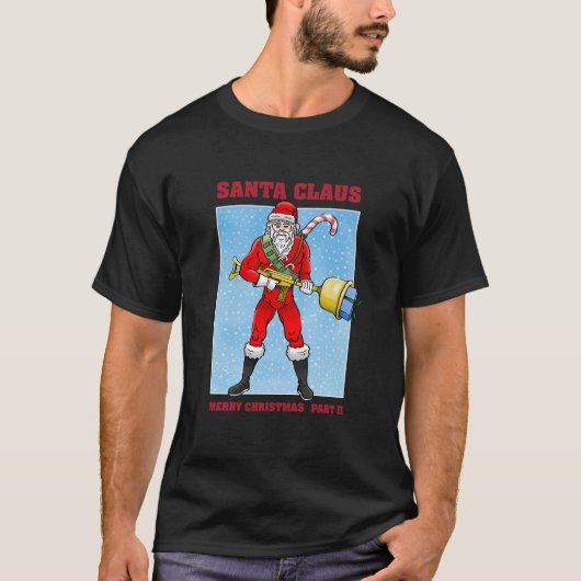 サンタクロース メリークリスマス パート2 Tシャツ (正面)
