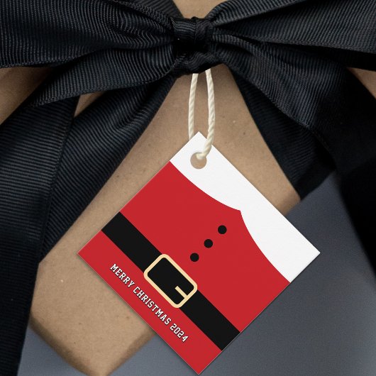 サンタクロース・メリークリスマス フェイバータグ