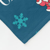 サンタクロース・メリークリスマス フリースブランケット (角)