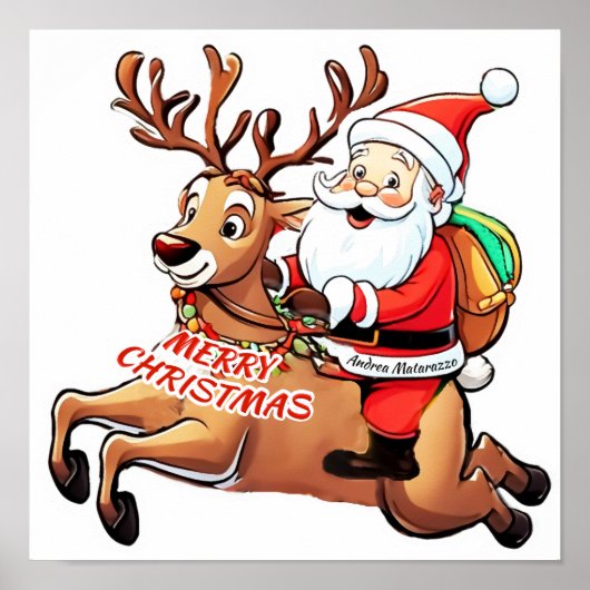 サンタクロース・メリークリスマス ポスター (正面)