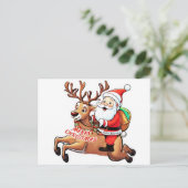 サンタクロース・メリークリスマス ポストカード (スタンド正面)