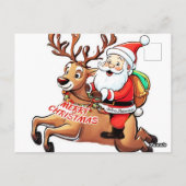 サンタクロース・メリークリスマス ポストカード (裏面)