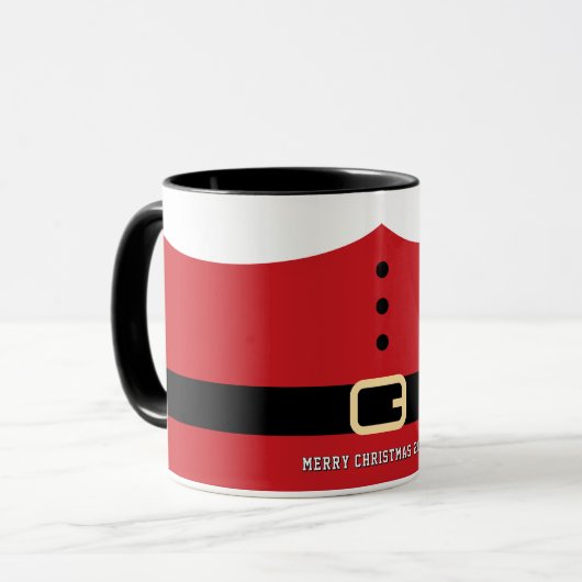 サンタクロース・メリークリスマス マグカップ (正面左)